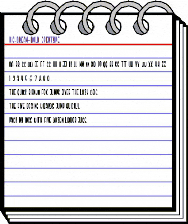 Highdream Bold animated font preview