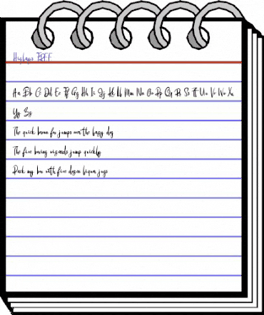 Higlays FREE Regular animated font preview Higlays FREE Regular animated font preview