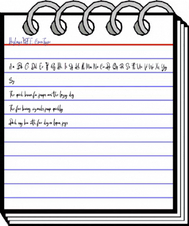 Higlays FREE Regular animated font preview Higlays FREE Regular animated font preview