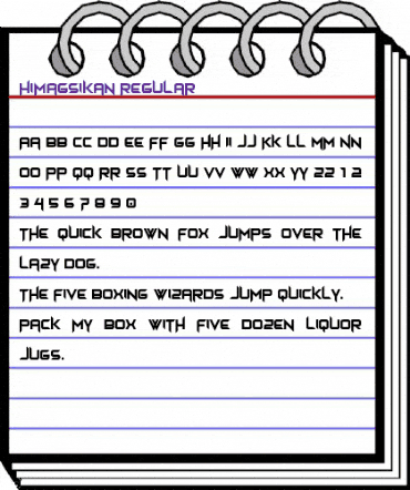 Himagsikan Regular animated font preview