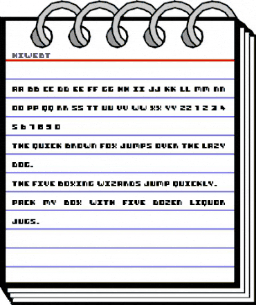 HIWEBT Regular animated font preview HIWEBT Regular animated font preview