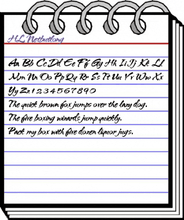 HL Netbutlong Regular animated font preview