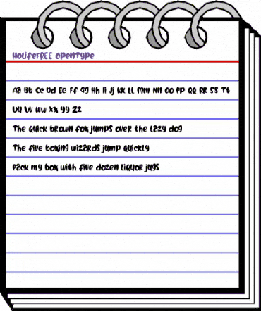 Holife FREE Regular animated font preview