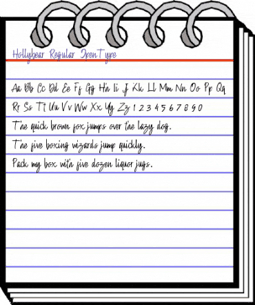 Hollybear Regular animated font preview Hollybear Regular animated font preview