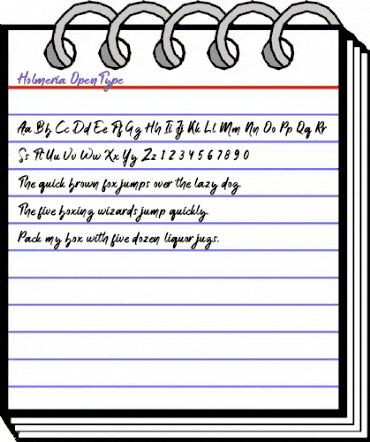 Holmeria Regular animated font preview Holmeria Regular animated font preview