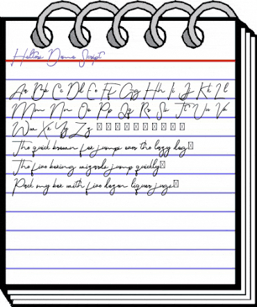 Holters Demo Script Regular animated font preview Holters Demo Script Regular animated font preview