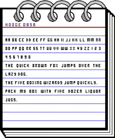 hooge 0858 Regular animated font preview hooge 0858 Regular animated font preview