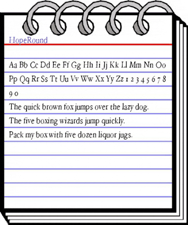 HopeRound Regular animated font preview HopeRound Regular animated font preview