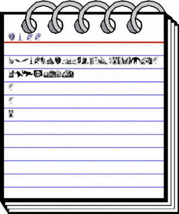 Horror Dingbats Eerie Edition Regular animated font preview Horror Dingbats Eerie Edition Regular animated font preview