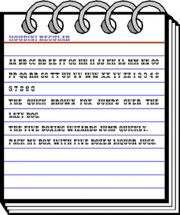 Houdini-Regular Regular animated font preview