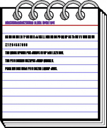 HouseGothicHG23Cond BLACK animated font preview