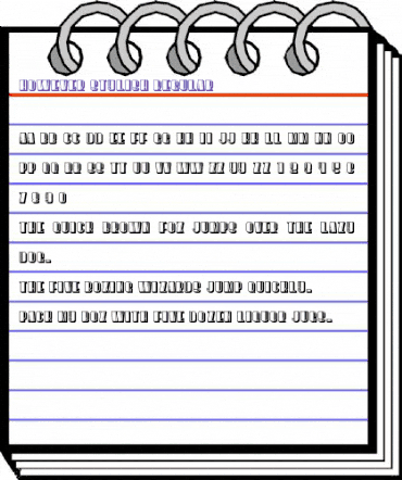 However Stylish Regular animated font preview