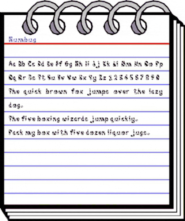 Humbug Regular animated font preview