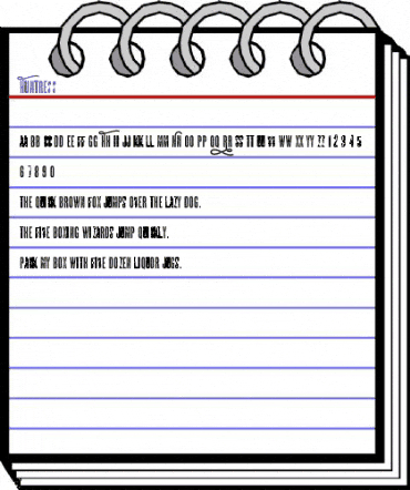 Huntress Regular animated font preview