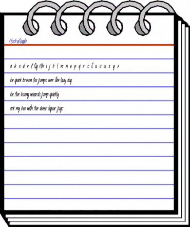 Husky Giggle DEMO Regular animated font preview