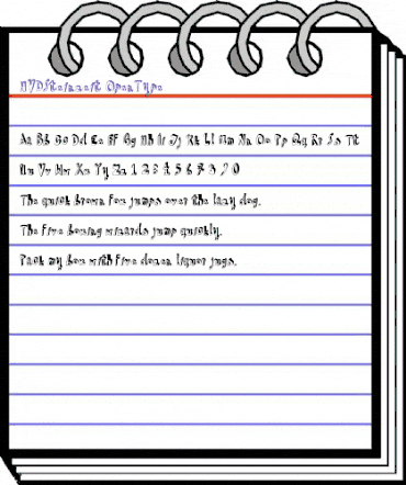 HVD Steinzeit Regular animated font preview