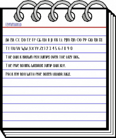 Hynmand Regular animated font preview