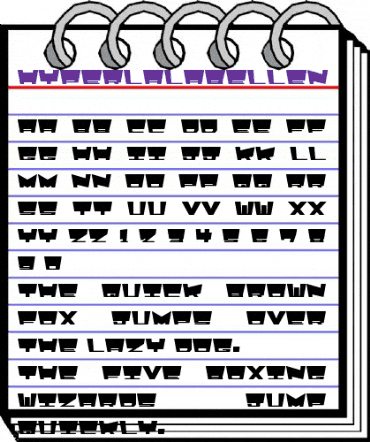 HyperLalabellEN Regular animated font preview