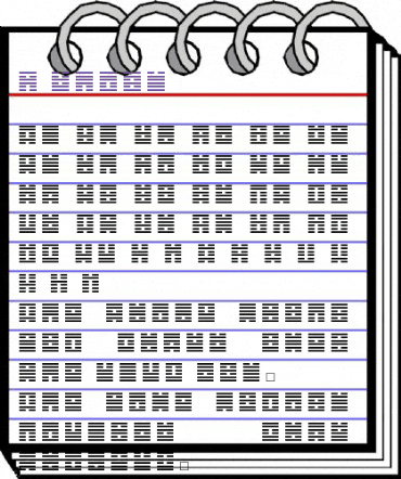 I Ching Regular animated font preview