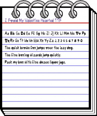 I Found My Valentine Hearted Regular animated font preview I Found My Valentine Hearted Regular animated font preview