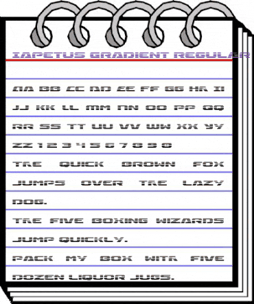 Iapetus Gradient Regular animated font preview Iapetus Gradient Regular animated font preview