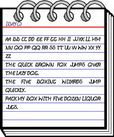 NewWGL4Font Regular animated font preview