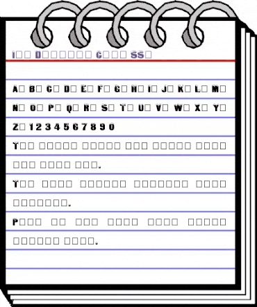 Ice Display Caps SSi Regular animated font preview Ice Display Caps SSi Regular animated font preview