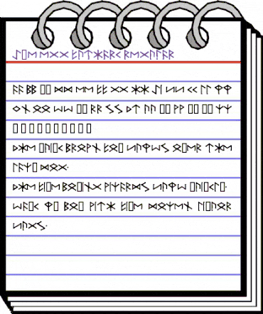 Ice-egg Futhark Runes Regular animated font preview Ice-egg Futhark Runes Regular animated font preview