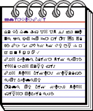 IconBit Regular animated font preview