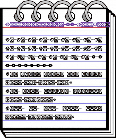 Identification 01 animated font preview Identification 01 animated font preview