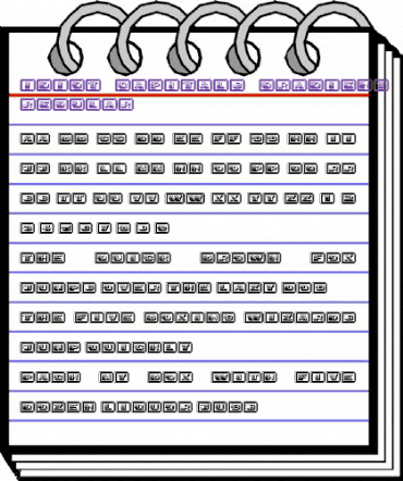 Idiot Capitals Gradient Filled Regular animated font preview