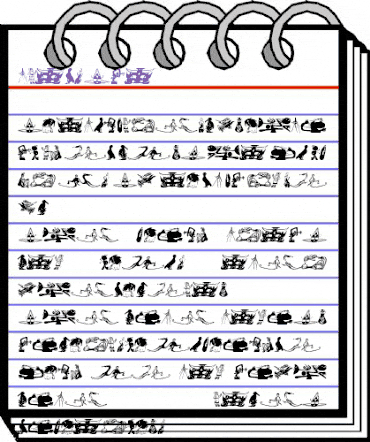 IdolsTwo Regular animated font preview