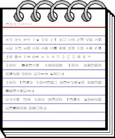 iec5000 Medium animated font preview