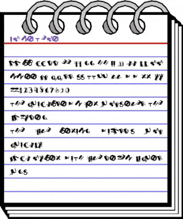 I'M NOT EMO Regular animated font preview I'M NOT EMO Regular animated font preview