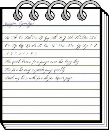 imagine Regular animated font preview imagine Regular animated font preview