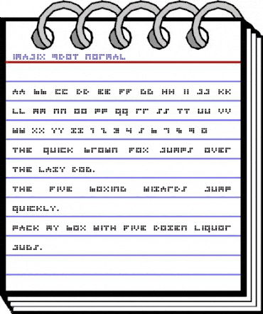 imajix 9dot Normal animated font preview imajix 9dot Normal animated font preview