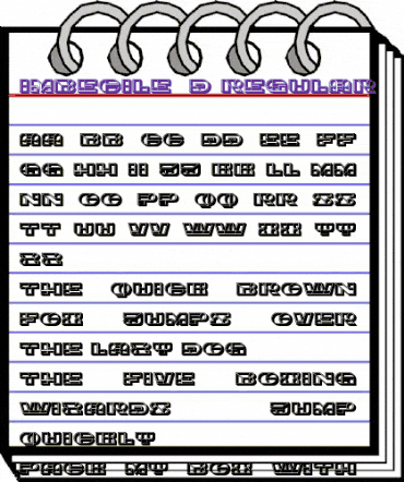 Imbecile 3D Regular animated font preview Imbecile 3D Regular animated font preview