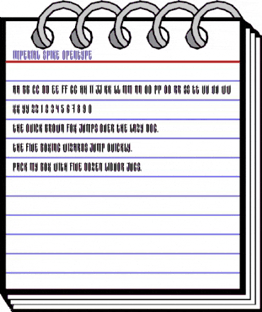 Imperial-Spike Regular animated font preview Imperial-Spike Regular animated font preview