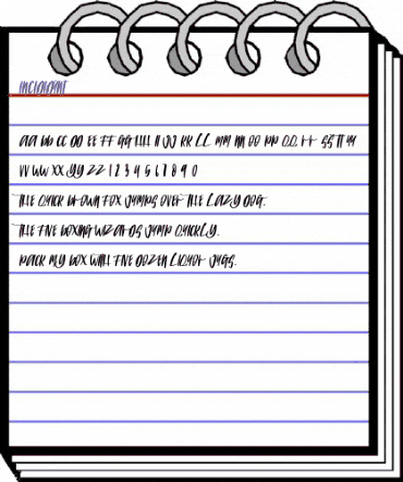 INCIDIDUNT Regular animated font preview