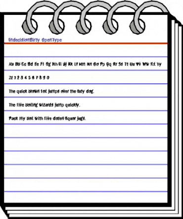 IndecisionDirty Regular animated font preview IndecisionDirty Regular animated font preview