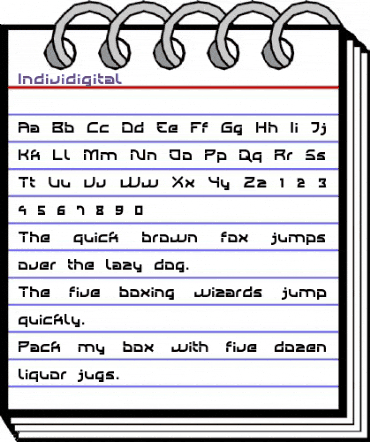 Individigital DemiBold animated font preview Individigital DemiBold animated font preview
