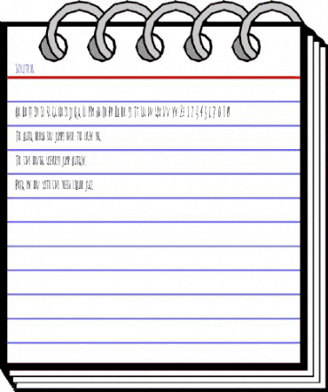 Industria Regular animated font preview