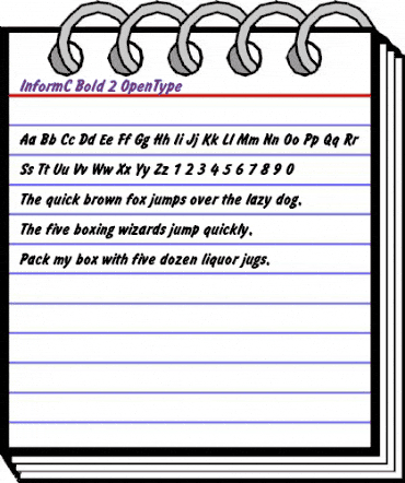 InformC Bold animated font preview InformC Bold animated font preview