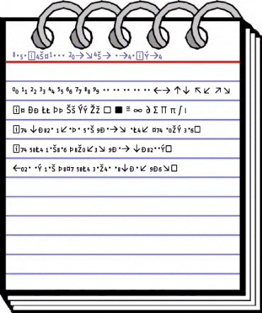 InfoTextBook CapsExp animated font preview InfoTextBook CapsExp animated font preview