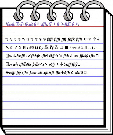 InfoTextMedium ItalicExp animated font preview