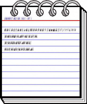 Inhumanity Halftone Italic Italic animated font preview