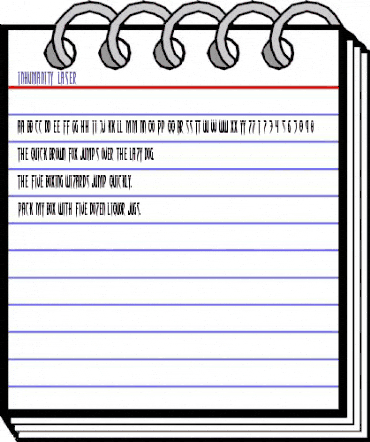 Inhumanity Laser Regular animated font preview Inhumanity Laser Regular animated font preview
