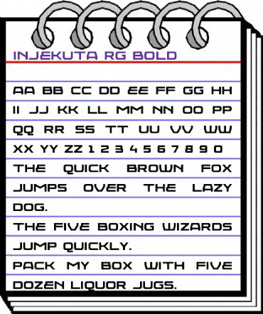 Injekuta Bold animated font preview Injekuta Bold animated font preview