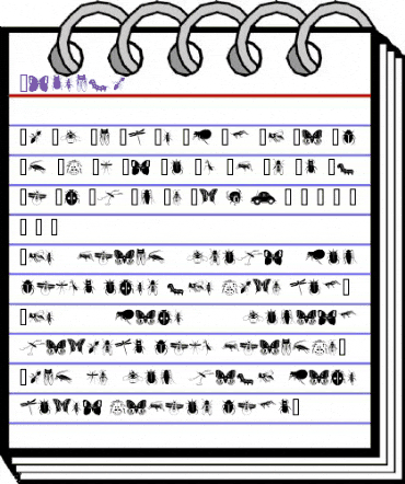 Insecta Regular animated font preview Insecta Regular animated font preview