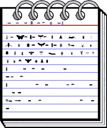 Insectile Solid animated font preview Insectile Solid animated font preview